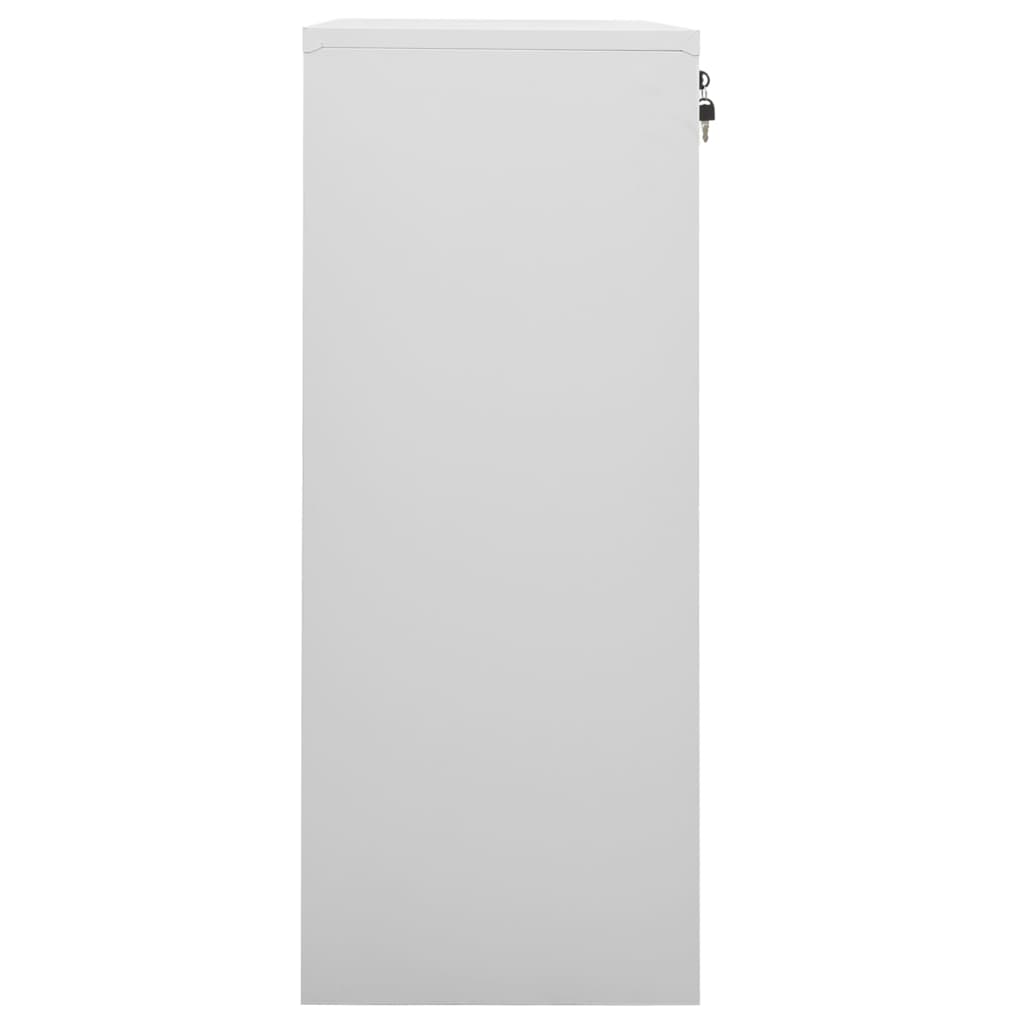 Büroschrank mit Pflanzkasten Anthrazit 90x40x125 cm Stahl