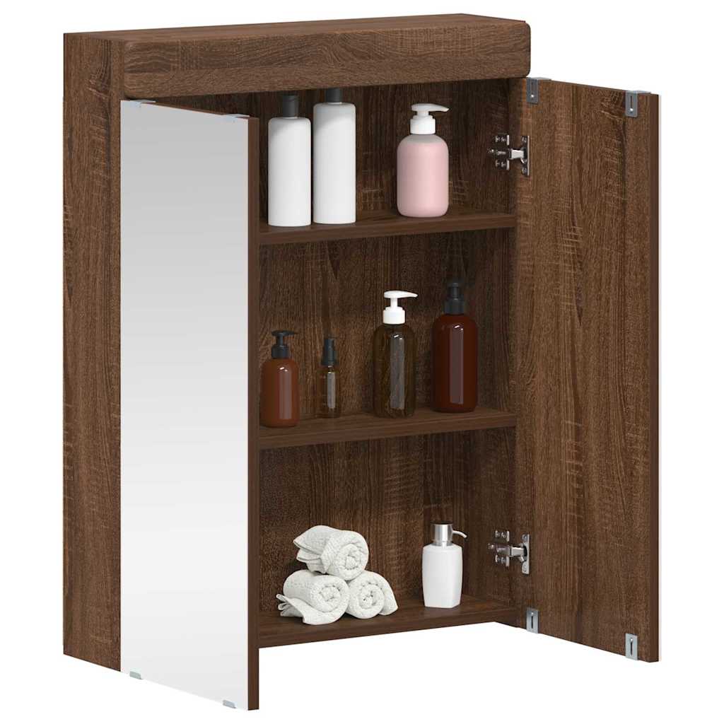 Badezimmermöbel-Set TULUM 2 pcs Weiß 60 x 34 x 63 cm