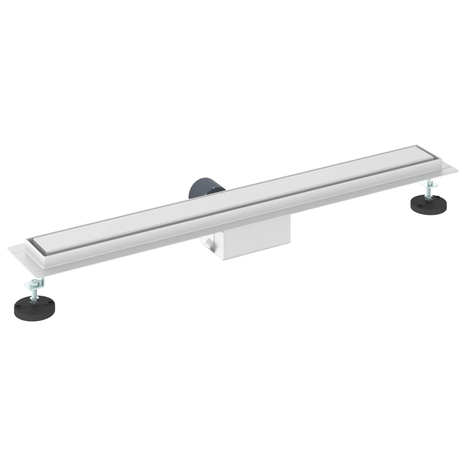 2 in 1 Duschabfluss Silber 50 cm Edelstahl 304