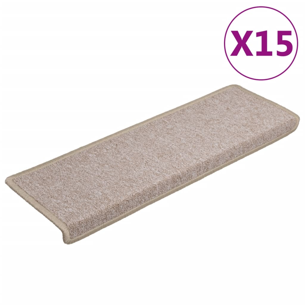 Stufenmatten 15 Stk. 65x21x4 cm Anthrazit Rechteckiger Rand