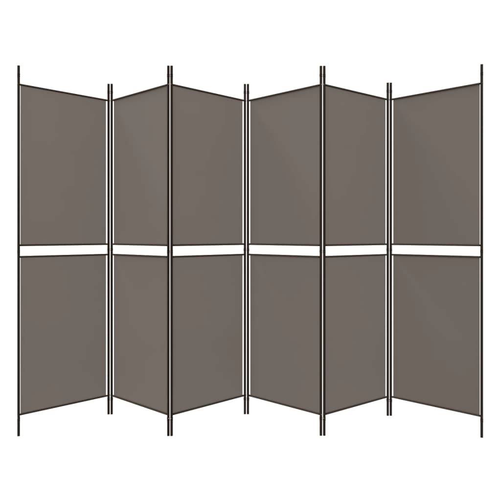 3-teiliger Raumteiler Beige 150 x 180 cm Stoff