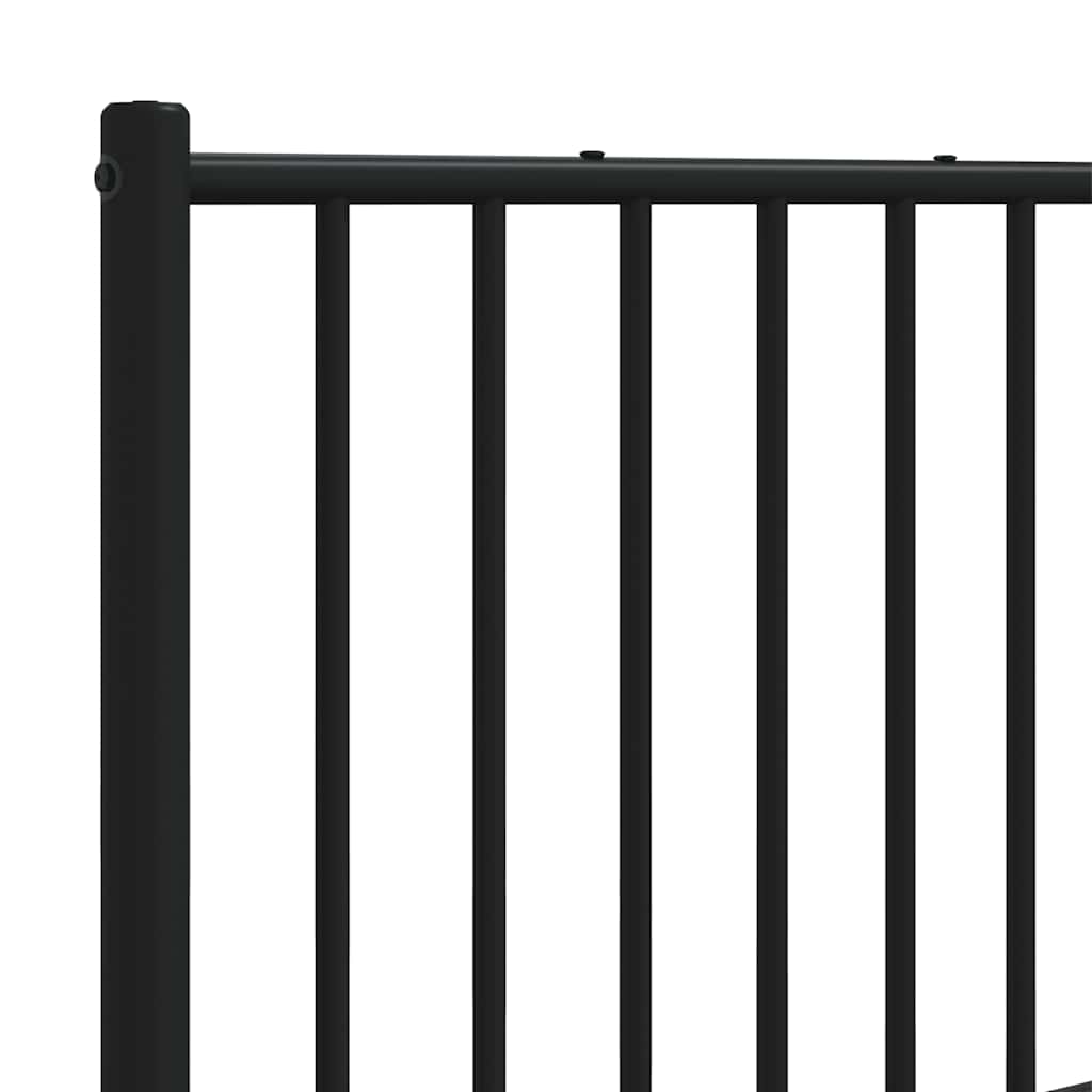 Ersatz-Kopfteil Metall Schwarz 75 cm