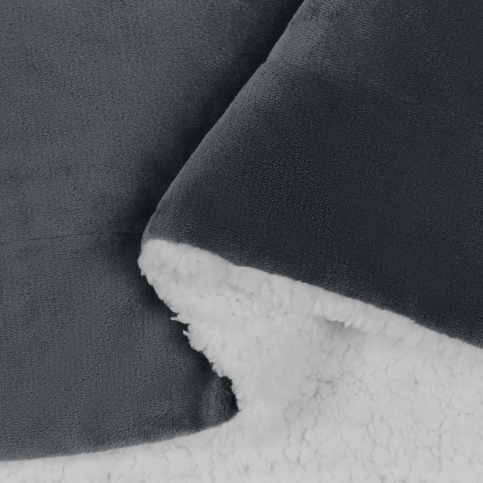 Überwurfdecke Beige 130 x 150 cm Fleece