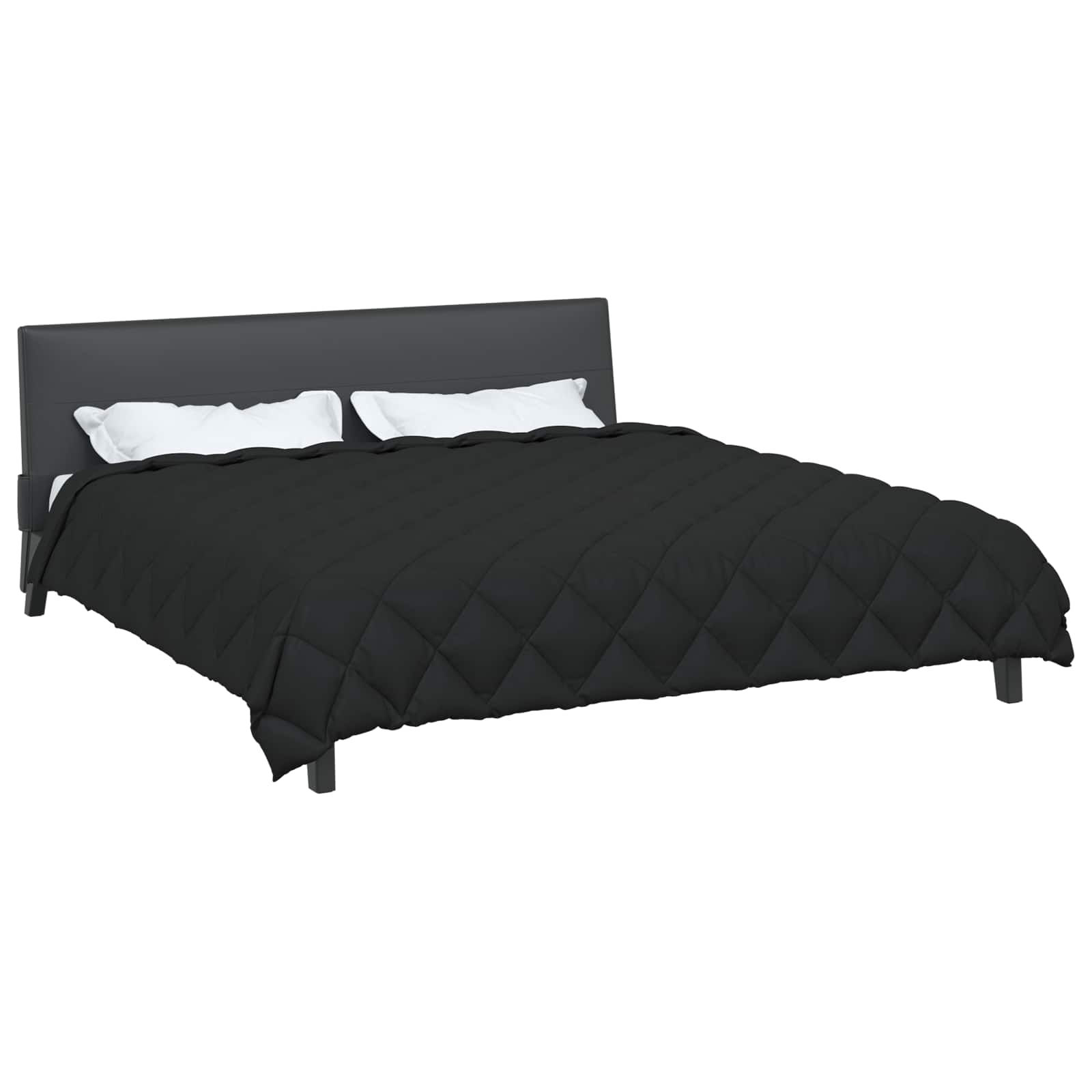 Winterbettdecke Anthrazit 135 x 200 cm Mikrofaser