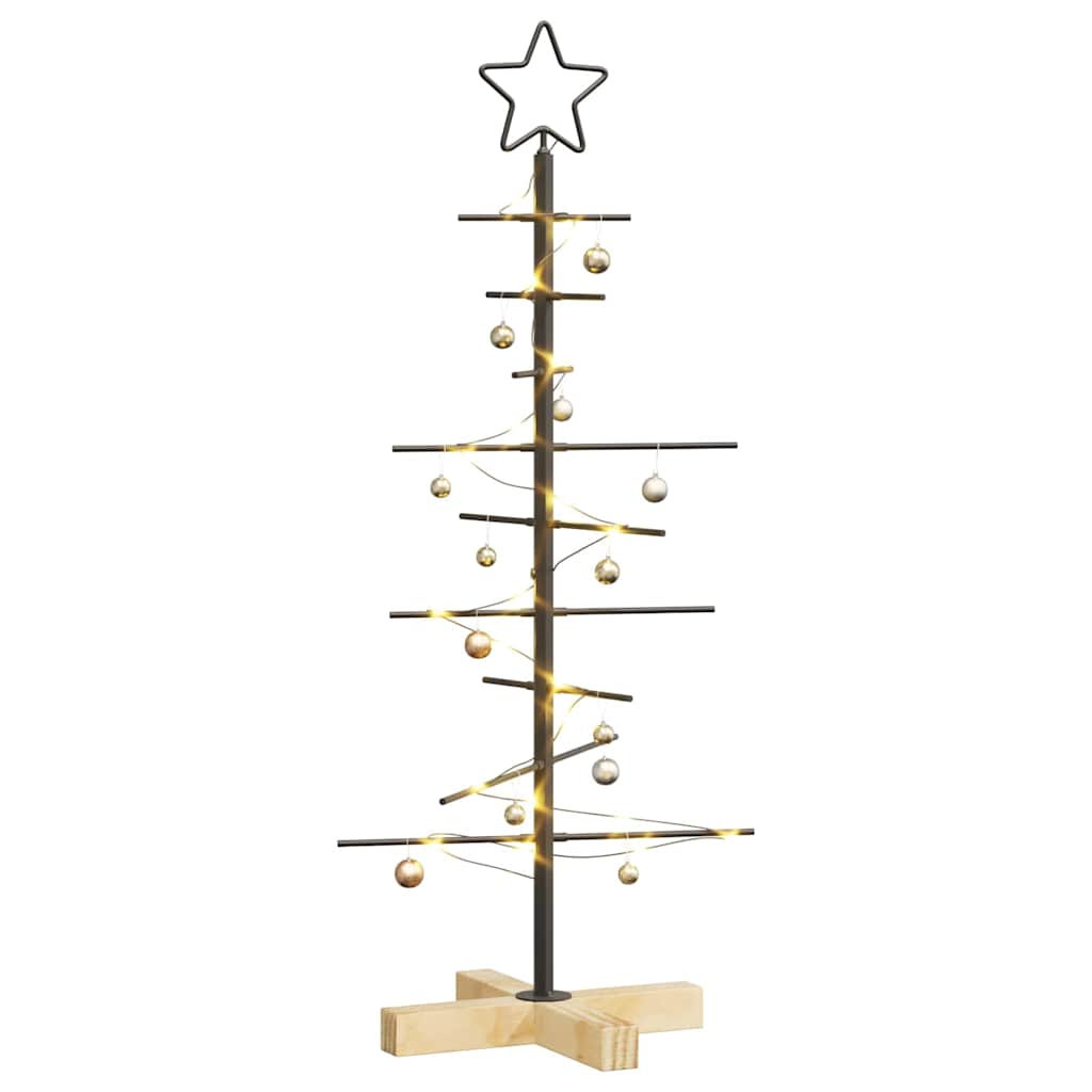 Metall Weihnachtsbaum Schwarz 59,5 cm Pulverbeschichteter Stahl