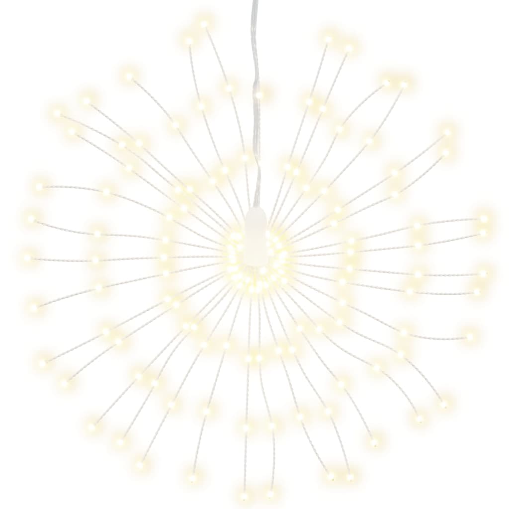 Weihnachtsbeleuchtung Feuerwerk 140 LEDs Warmweiß 17 cm