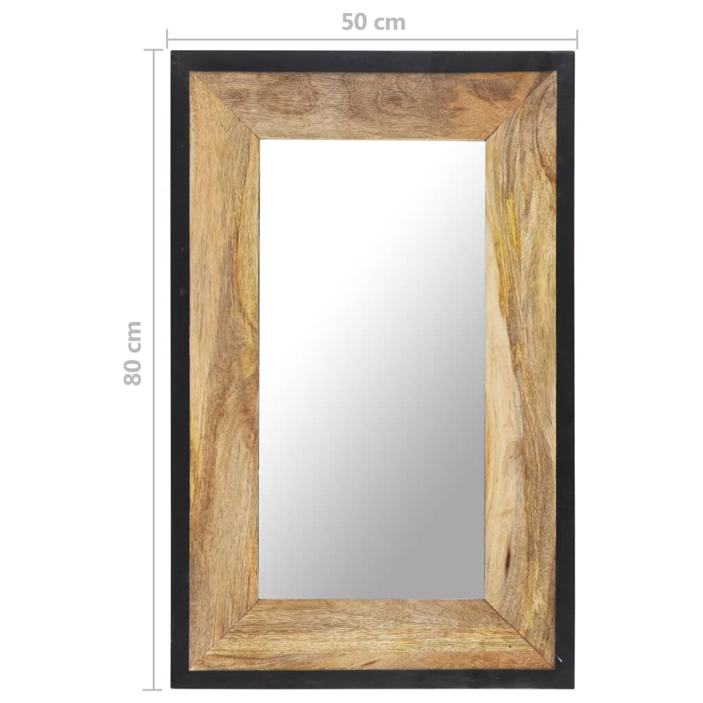 Spiegel 50x50 cm Mango Massivholz