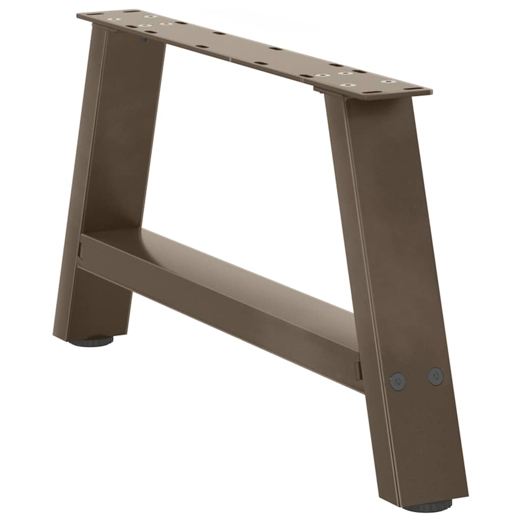 Couchtischbeine A-Form 2 Stk. 30x(30-31) cm Stahl