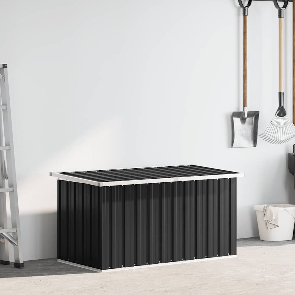 Außenlagerbox Holz 109 x 67 x 65 cm Verzinkter Stahl