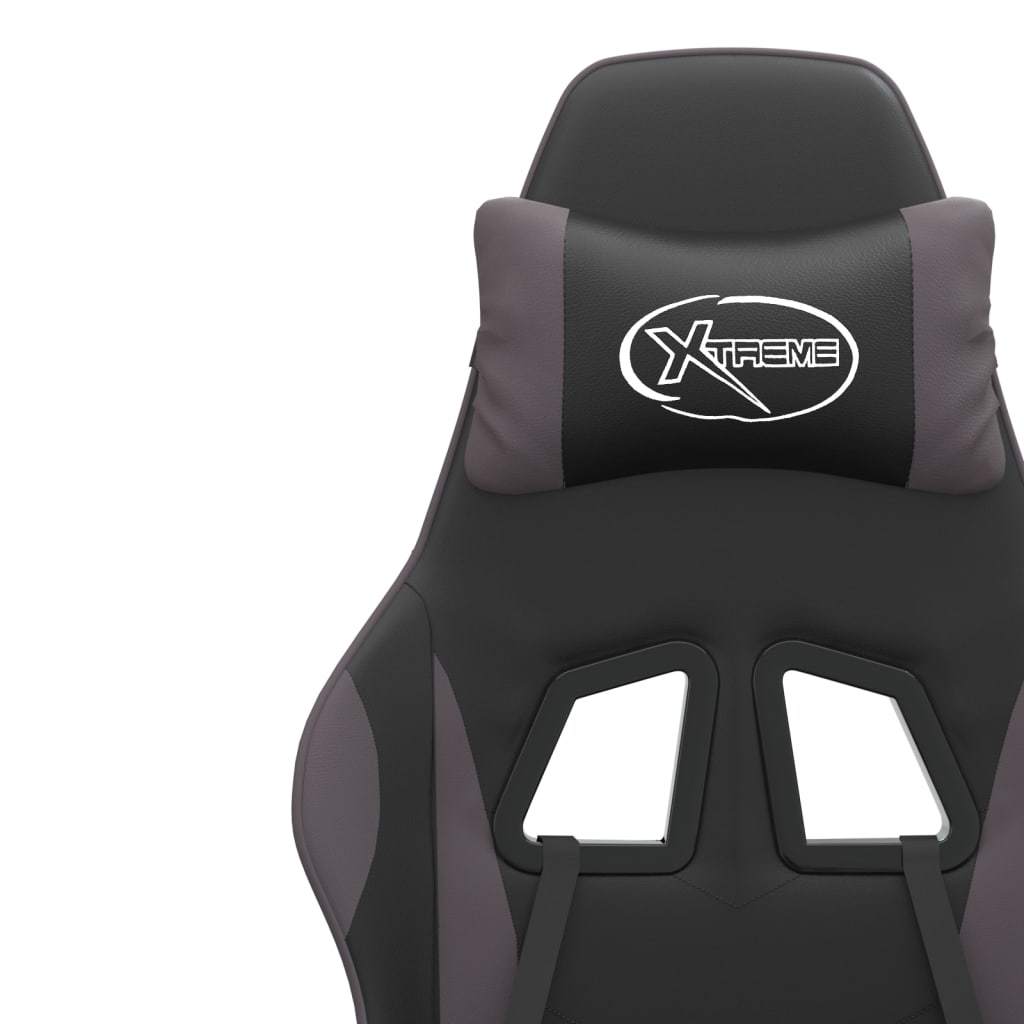 Gaming-Stuhl Schwarz und Golden Kunstleder
