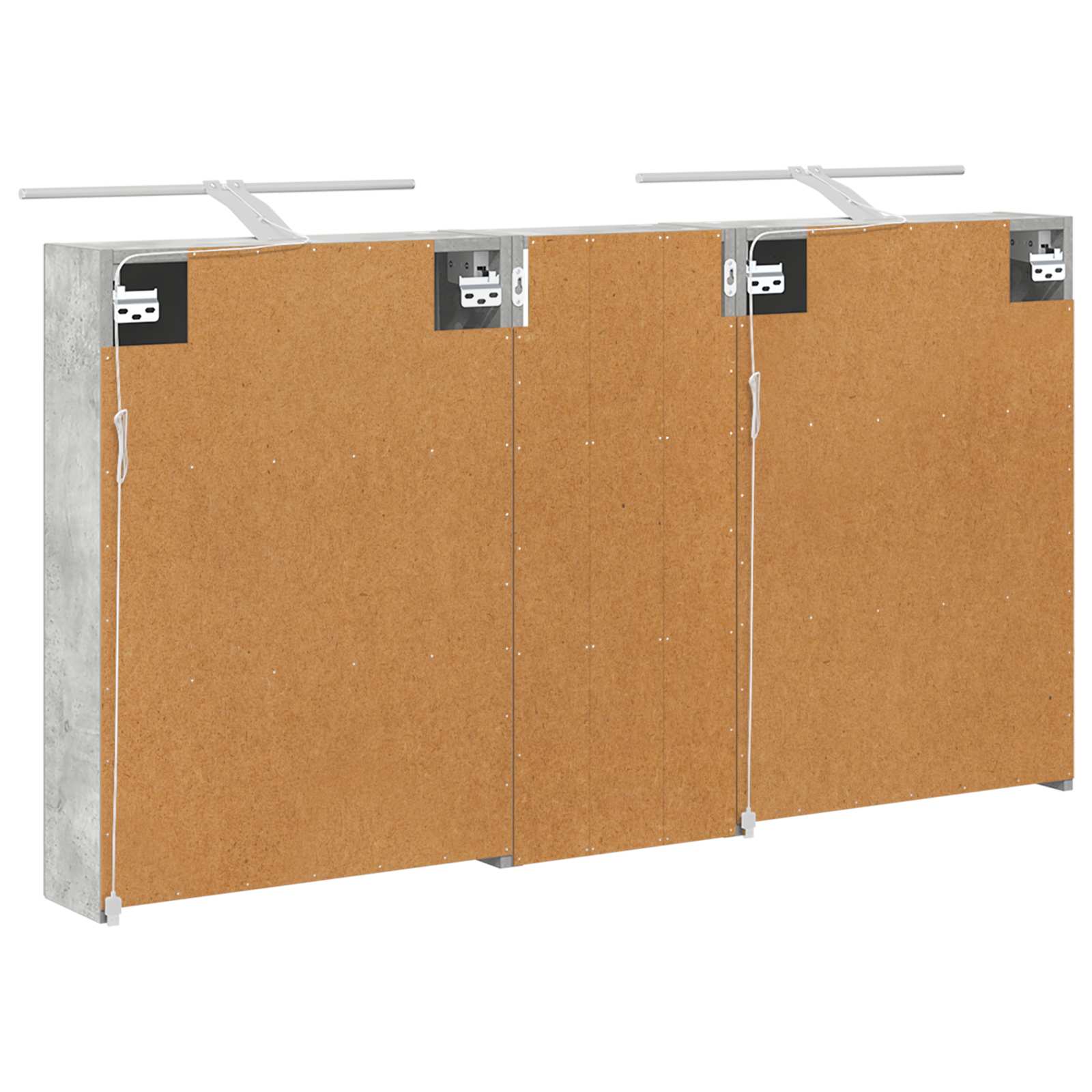Badezimmerschrank-Set 3 pcs 80 x 10,5 x 50 cm Holzwerkstoff