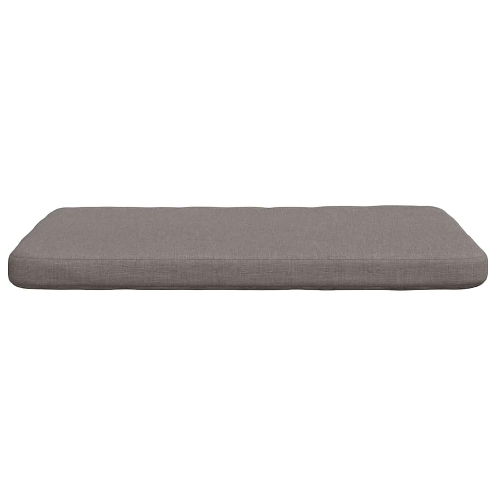 Sitzkissen 4 pcs Hellgrau 40 x 40 x 3 cm Stoff