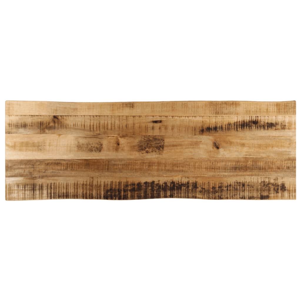 Tischplatte 40x40x2,5 cm Rechteckig Massivholz Akazie Baumkante