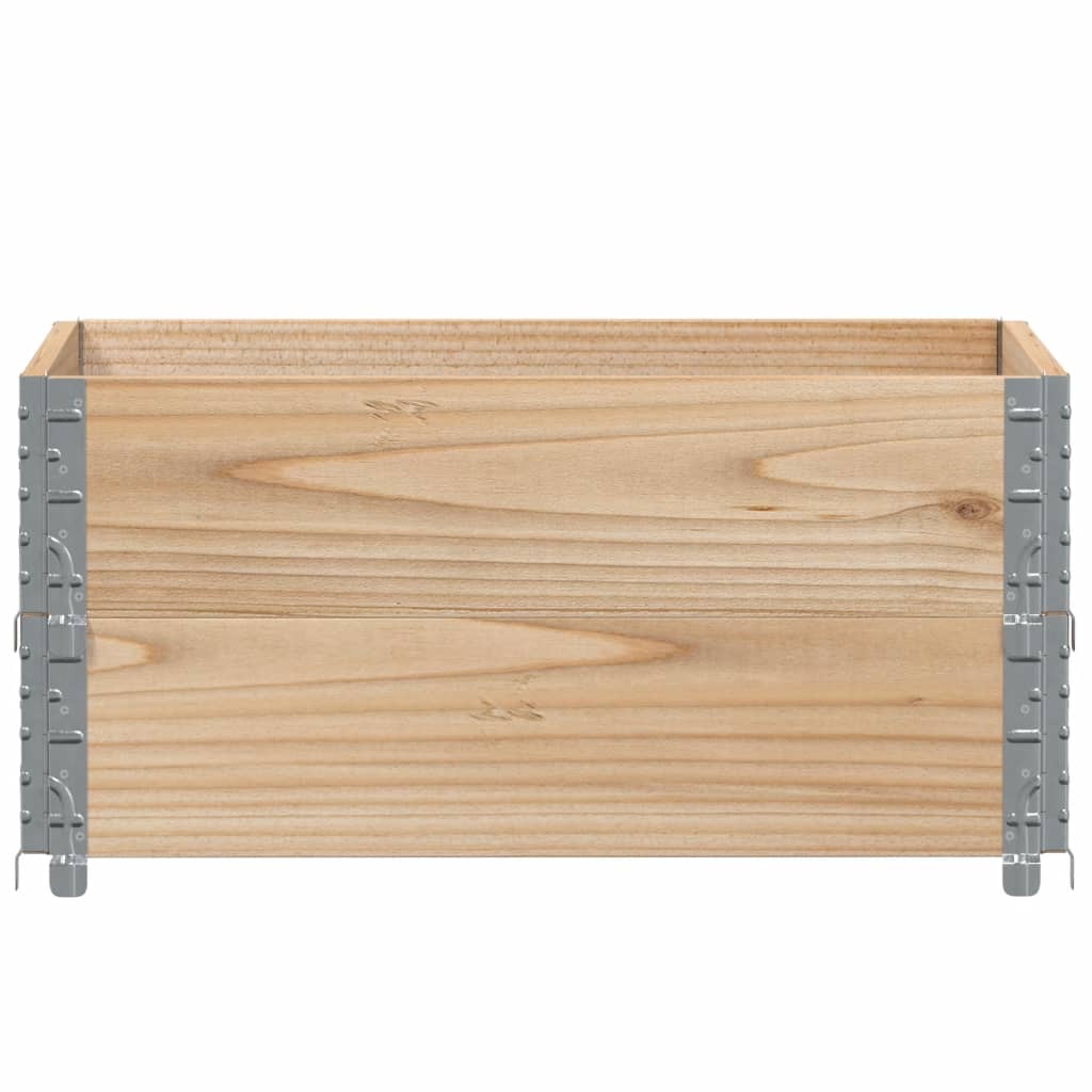 Pflanzkasten Grau 150x100 cm Massivholz Kiefer