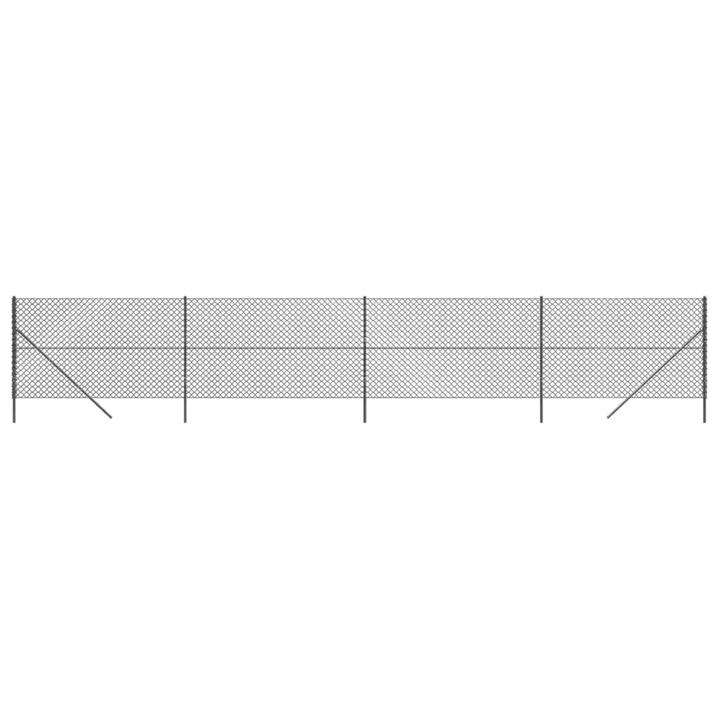 Maschendrahtzaun Grün 0,8x10 m