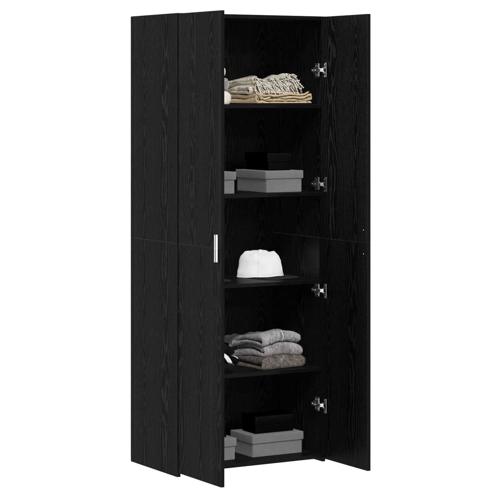 Highboard 2 pcs Artisan-Eiche 70 x 42,5 x 185 cm