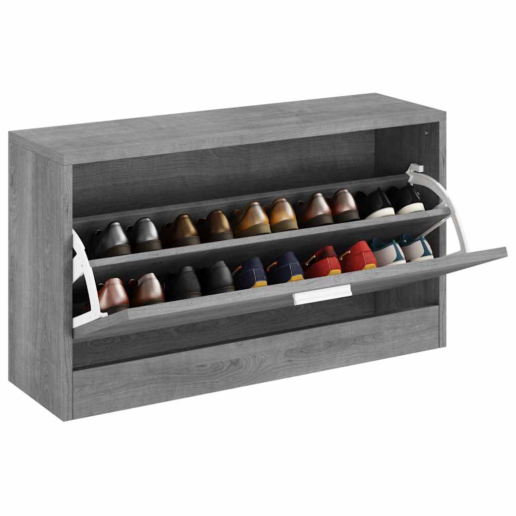Schuhbank Eiche 80x24x45 cm