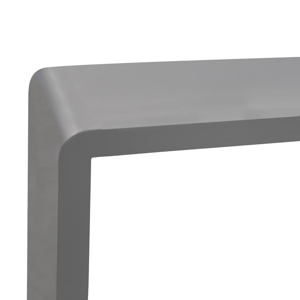 Würfelregale 3 Stk. Schwarz MDF