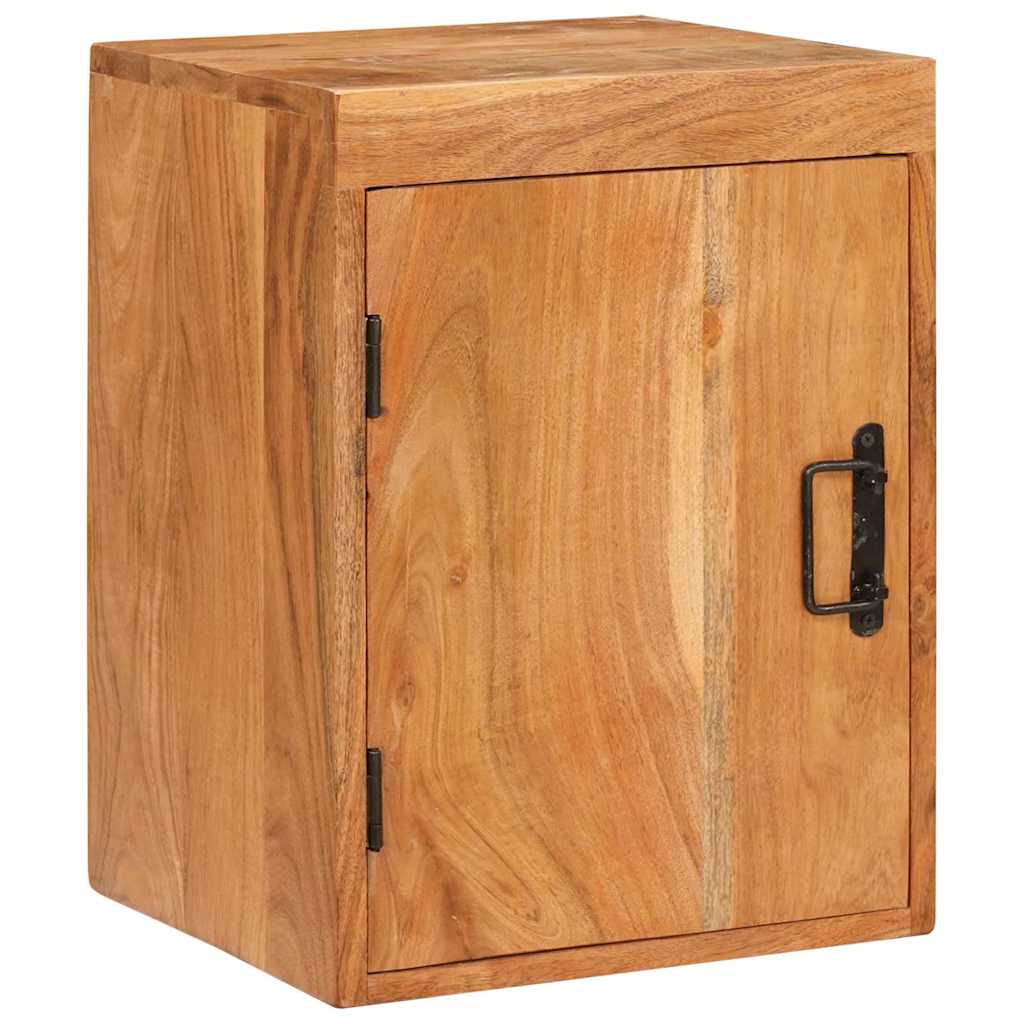 Nachttisch Braun 35 x 33 x 48 cm Massivholz Mango