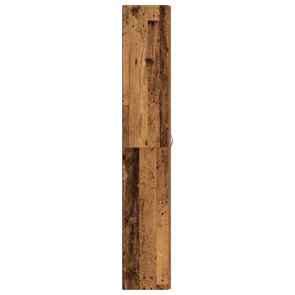 Aktenschrank Weiß 60x32x153 cm Holzwerkstoff