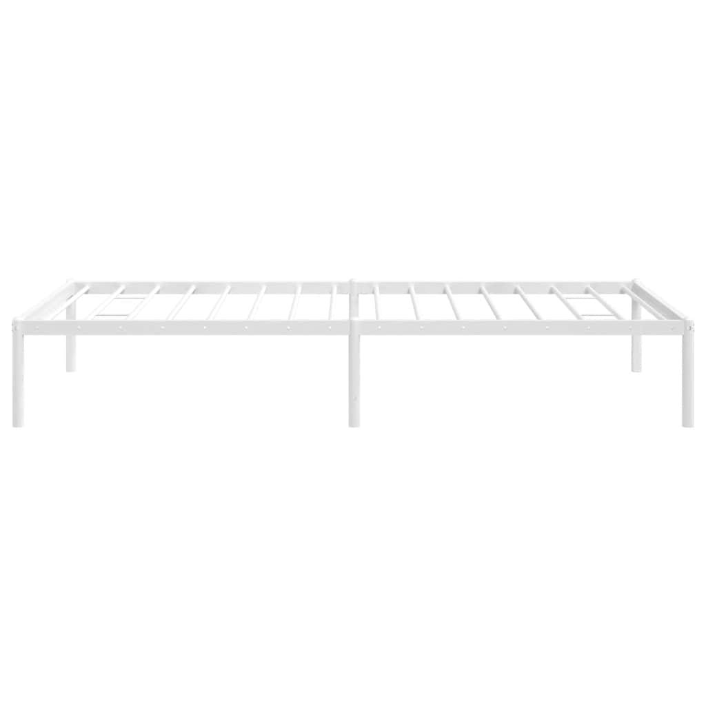 Bettgestell Metall Schwarz 75x190 cm