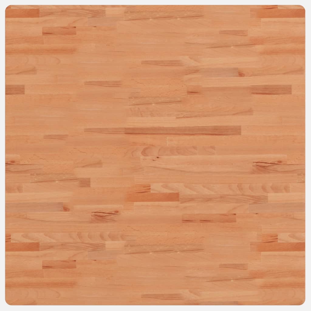 Tischplatte Ø30x1,5 cm Rund Massivholz Buche