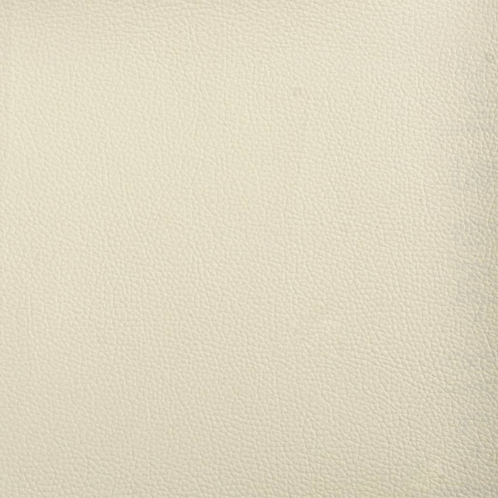 3-tlg. Sofagarnitur mit Kissen Weinrot Kunstleder