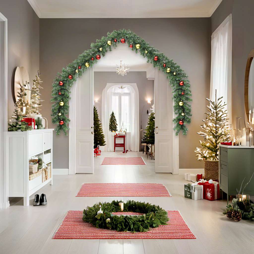 Weihnachtsgirlande mit LED-Leuchten 5 m