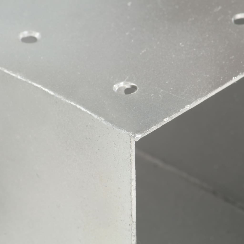 Pfostenverbinder L-Form Verzinktes Metall 71 x 71 mm