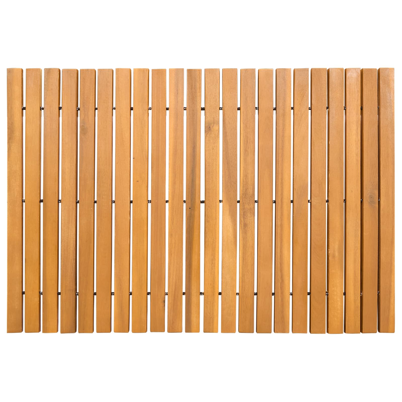Badematte Braun 60 x 40 cm Massives Akazienholz