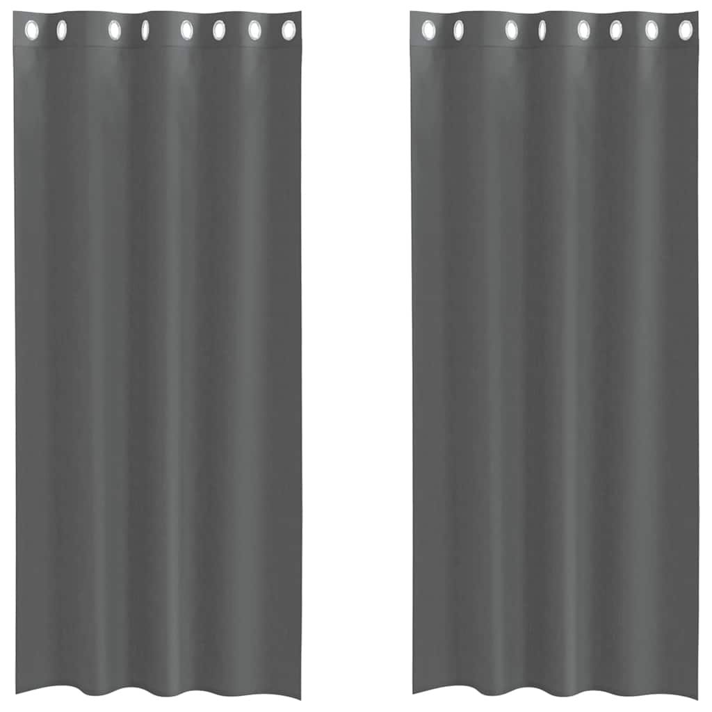 Voile Vorhänge mit Ösen 2 Stk. Apfelgrün 140x140 cm