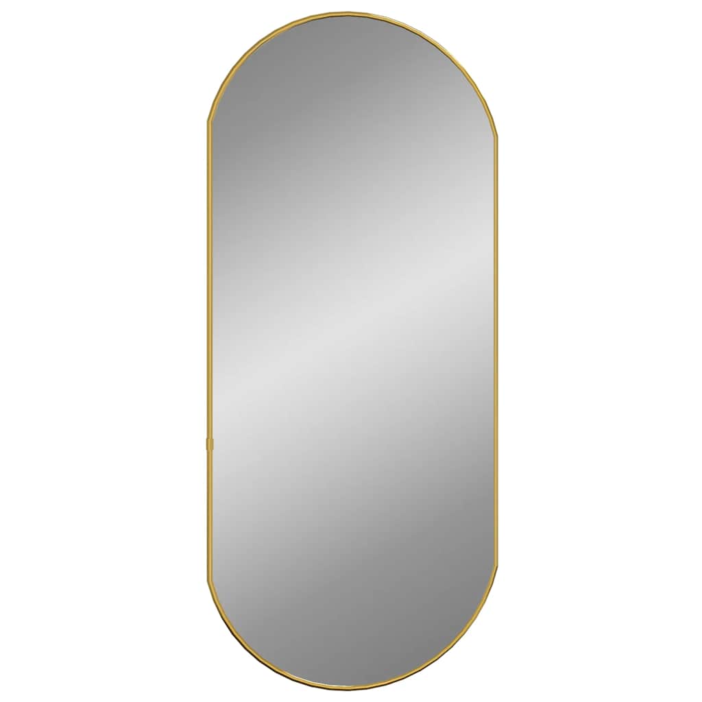 Wandspiegel Silbern 50x20 cm Oval