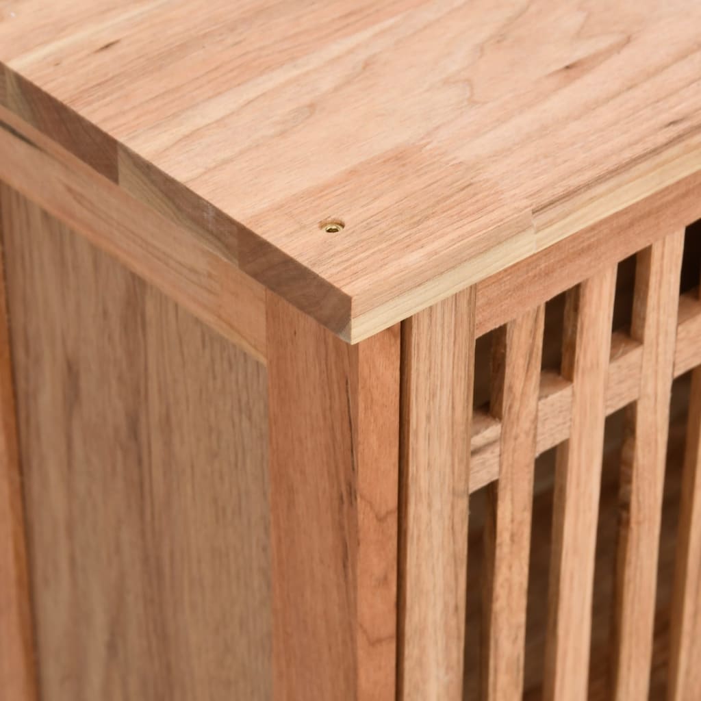 Badschrank 42x29x82 cm Massivholz Nussbaum