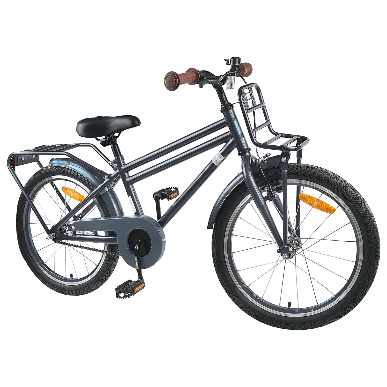 Kinderfahrrad 12 Zoll für 2-4 Jahre alt Schwarz