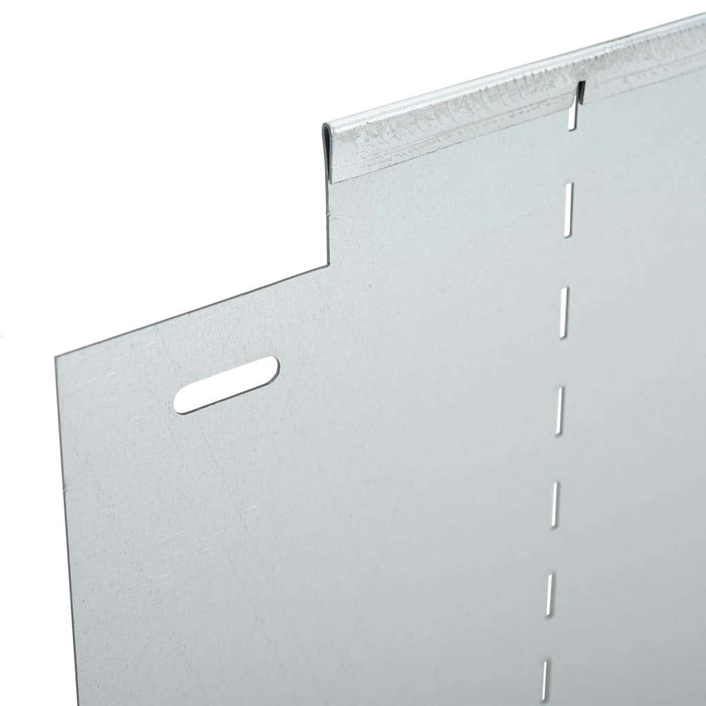 Flexible Rasenkante 5-er Set Verzinkter Stahl 100x14 cm