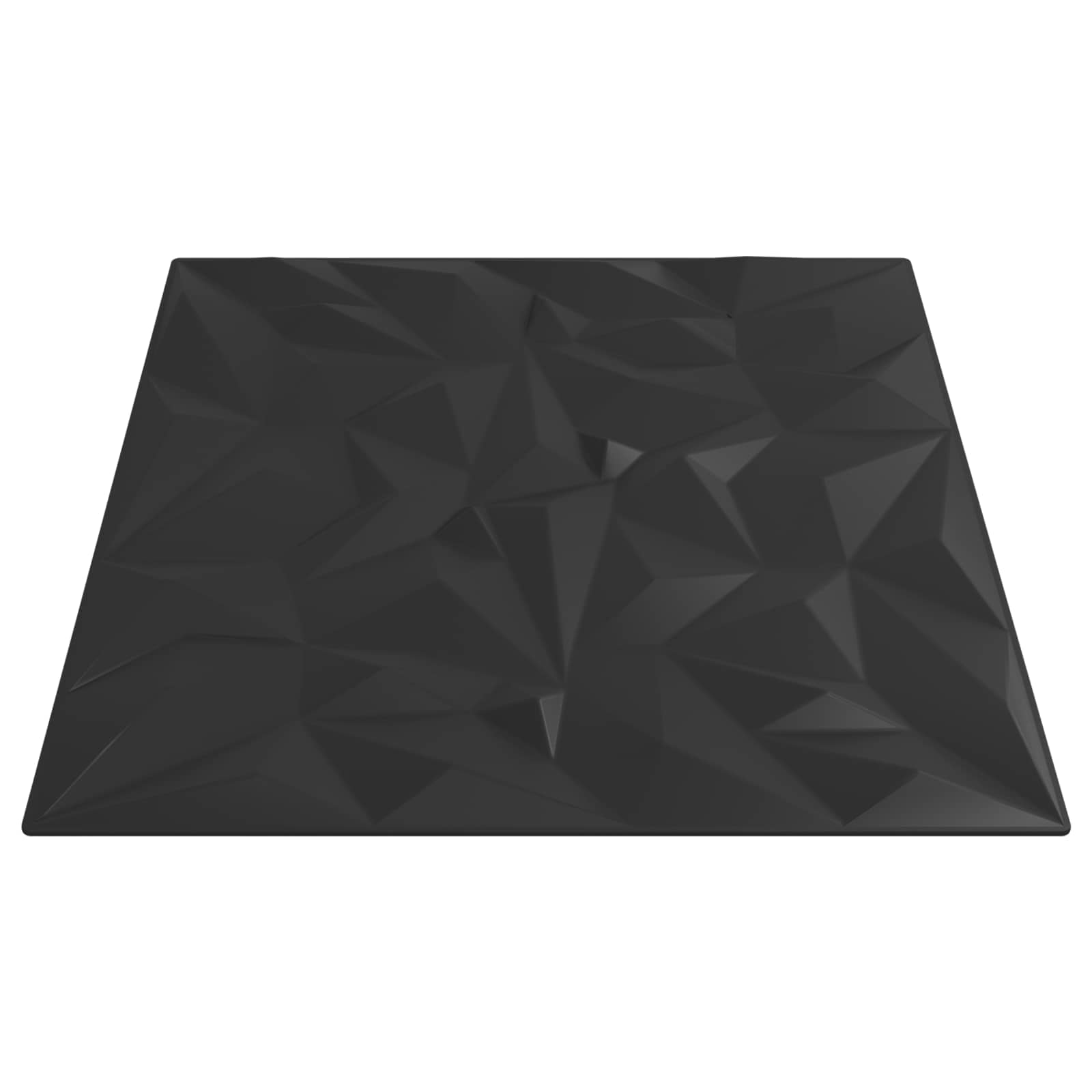 Wandpaneele 12 pcs Diamant Weiß 50 x 50 cm XPS Schaum