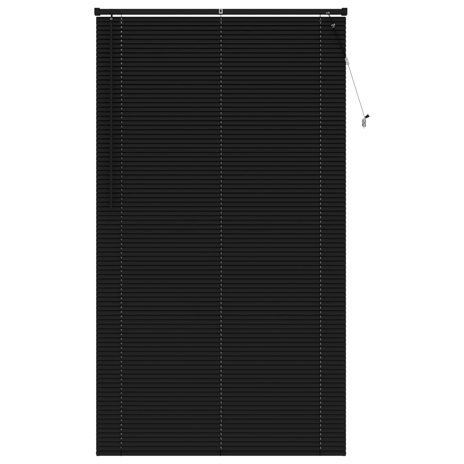 Jalousie Silber Grau 150 x 40 cm 25 mm PVC
