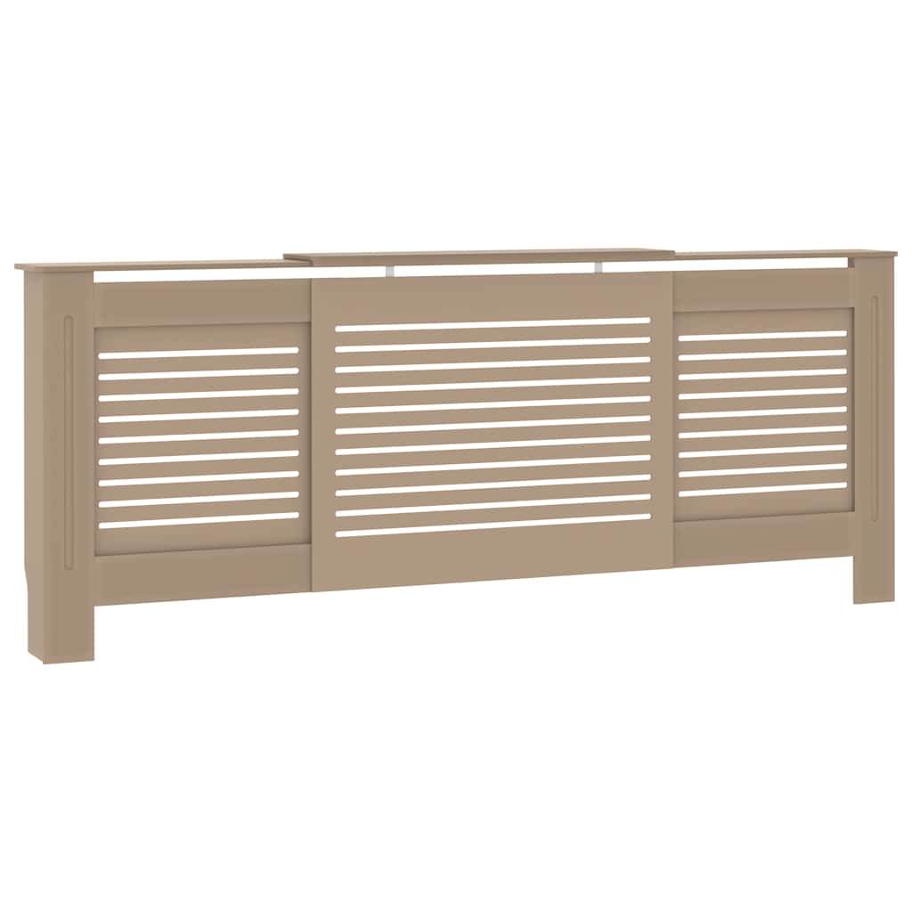Heizkörperabdeckung Weiß 112×19×81,5 cm MDF