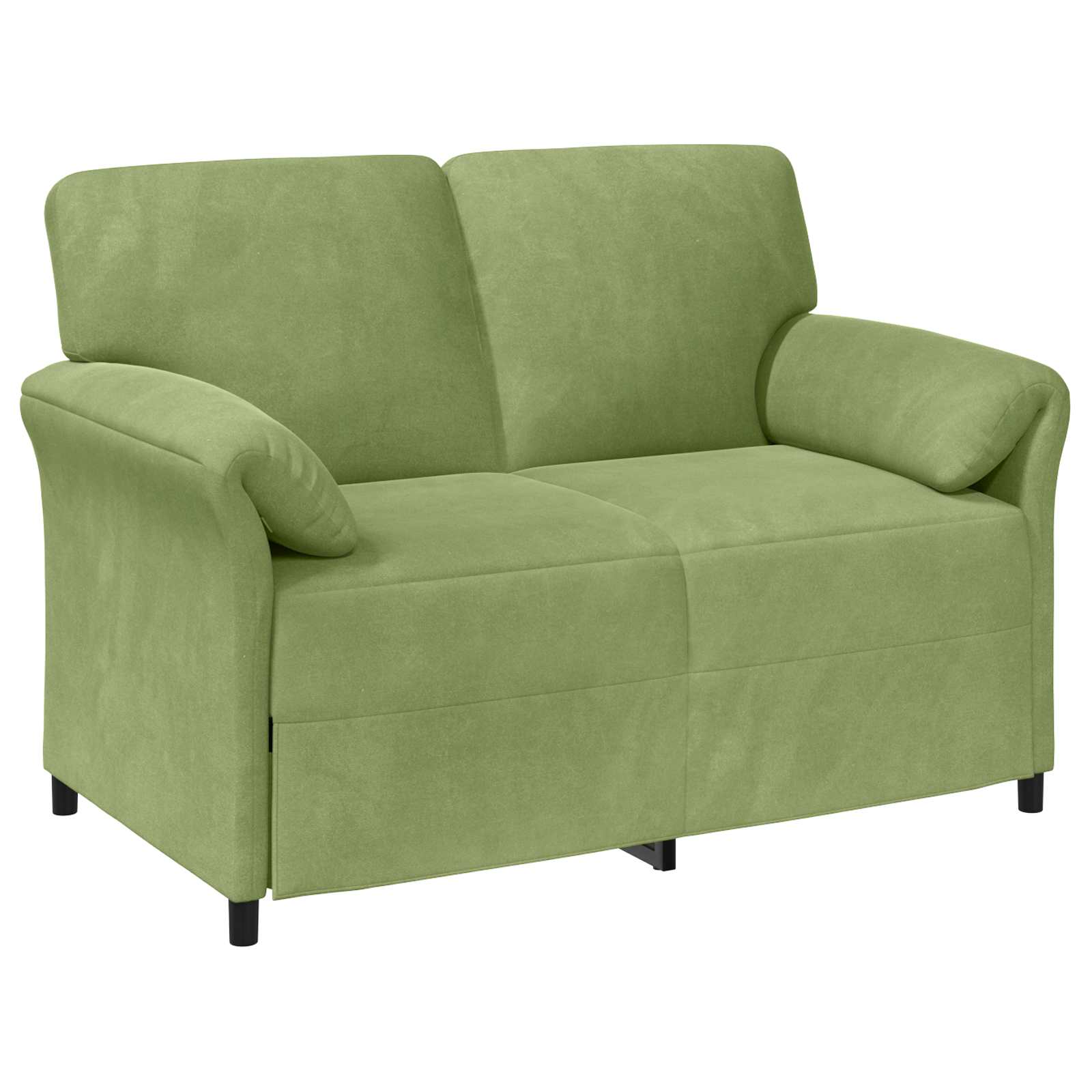 1-Sitzer Sofa Hellgrau 88 x 83 x 95 cm Samt