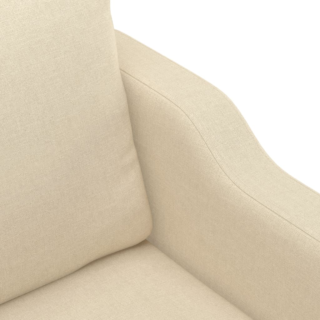 4-tlg. Sofagarnitur mit Kissen Braun Stoff