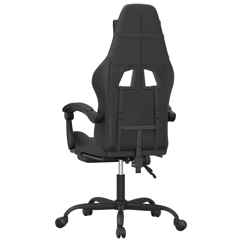 Gaming-Stuhl Drehbar Schwarz und Rot Kunstleder