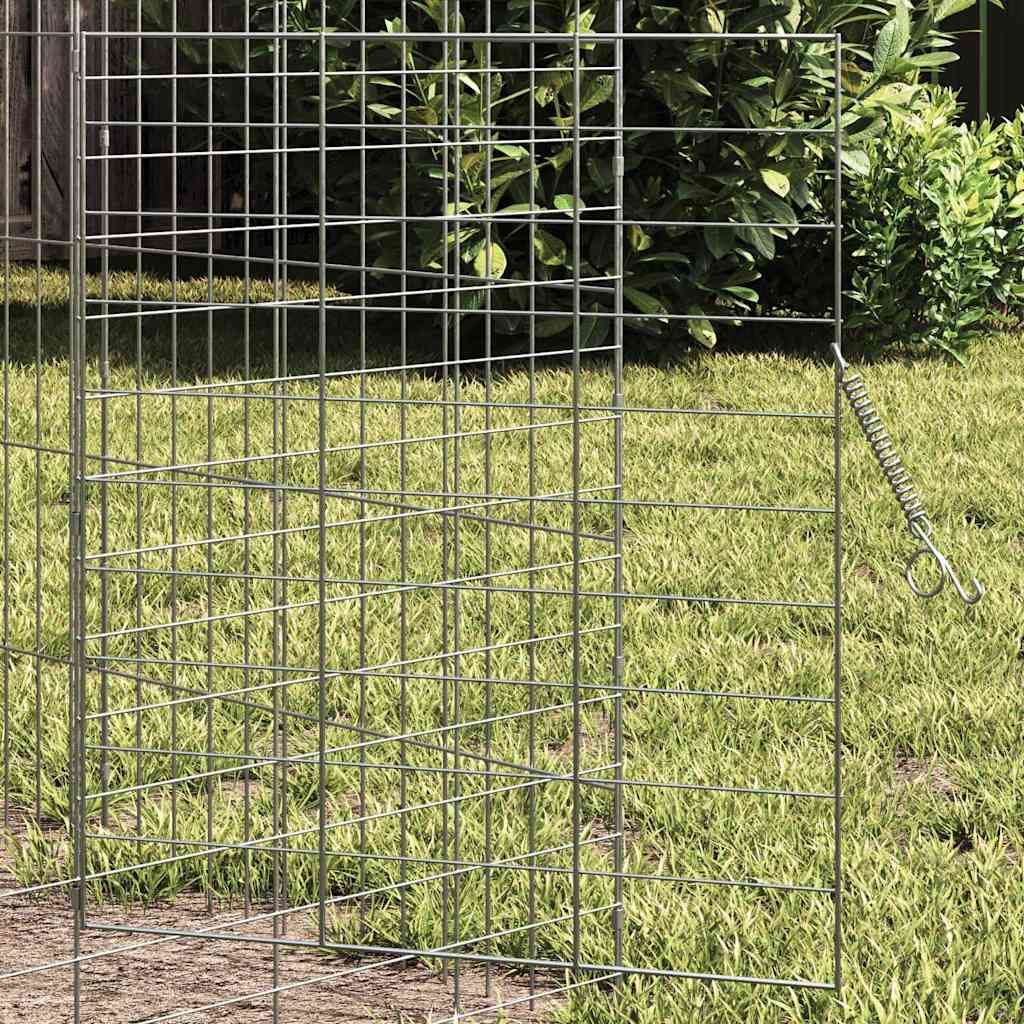 Hasenkäfig Silber 100 x 78 x 78 cm Verzinkter Stahl