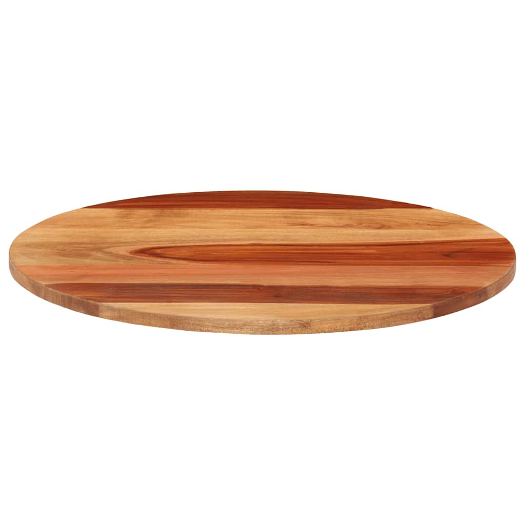 Tischplatte Massivholz Akazie Rund 15-16 mm 40 cm