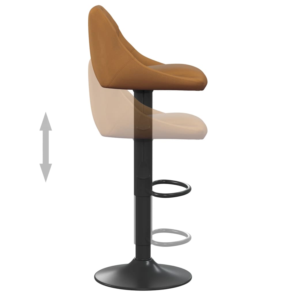 Barhocker Creme Samt