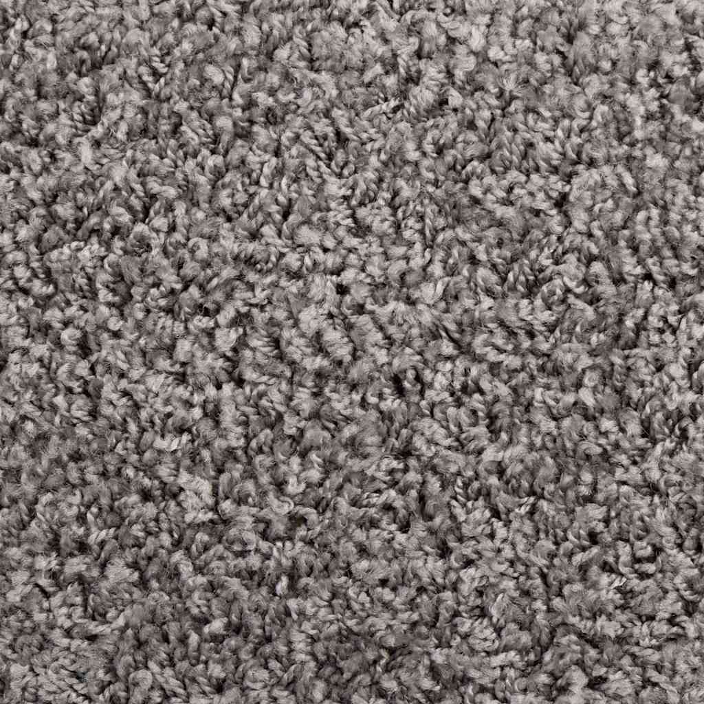 Stufenmatten 15 Stk. 56x17x3 cm Grau Halbrund