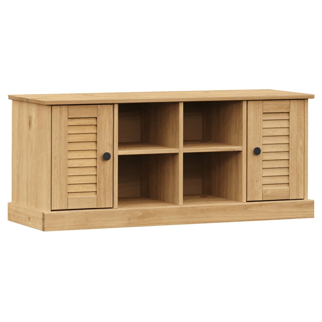Schuhbank VIGO Weiß 106x35x45 cm Massivholz Kiefer