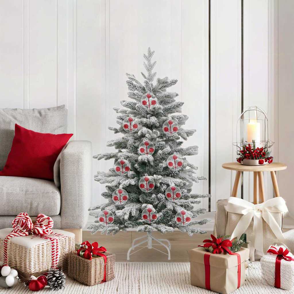 Weihnachtskugel-Set 50 pcs Transparent Ø 5 cm Kunststoff
