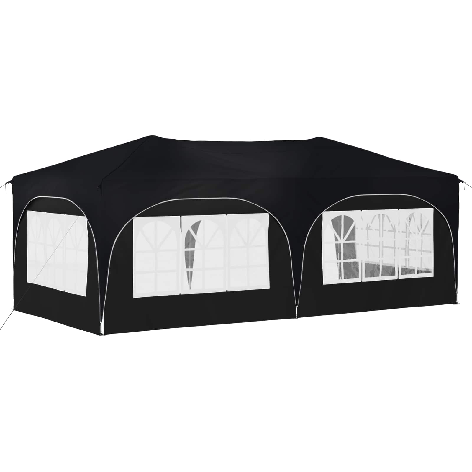 Pop-up Partyzelt 575 x 288 x 245 cm Creme Oxford-Stoff
