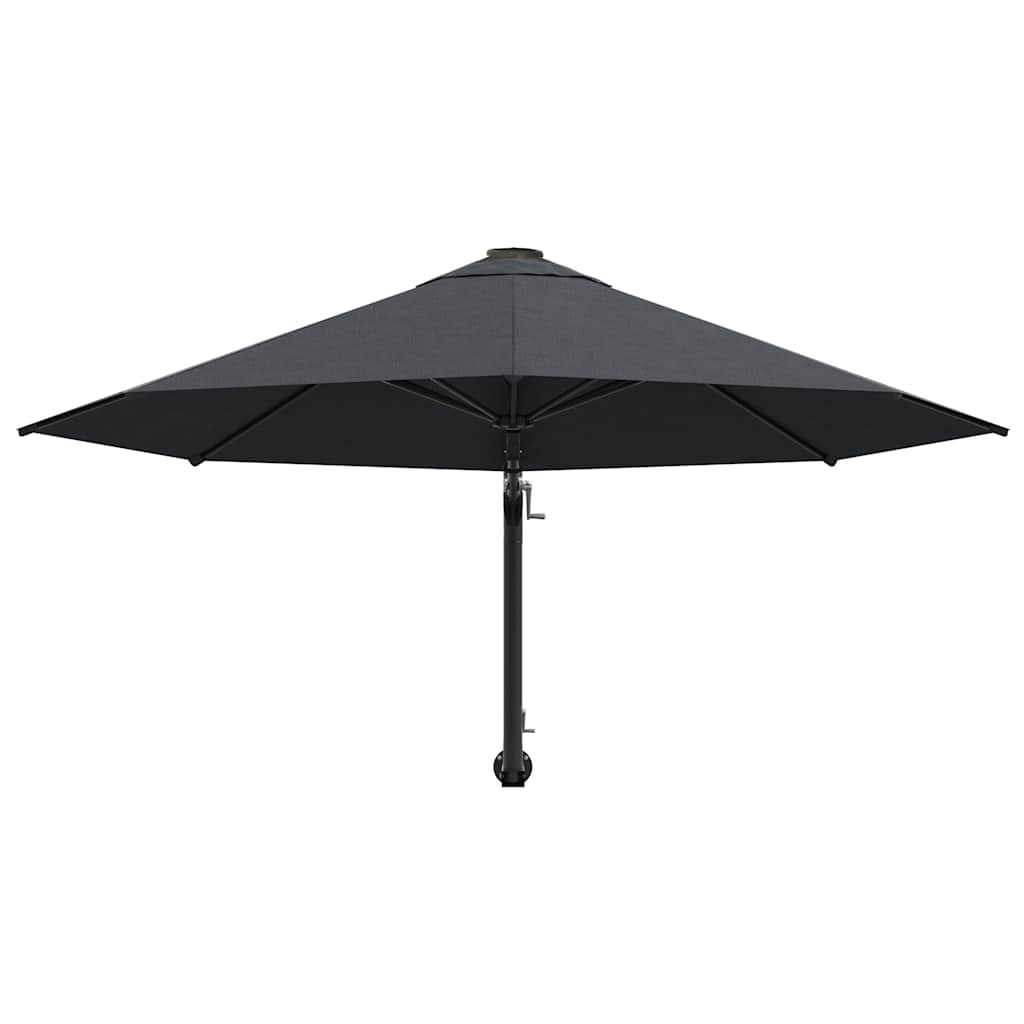 Sonnenschirm zur Wandmontage mit Metall-Mast 300 cm Sandweiß