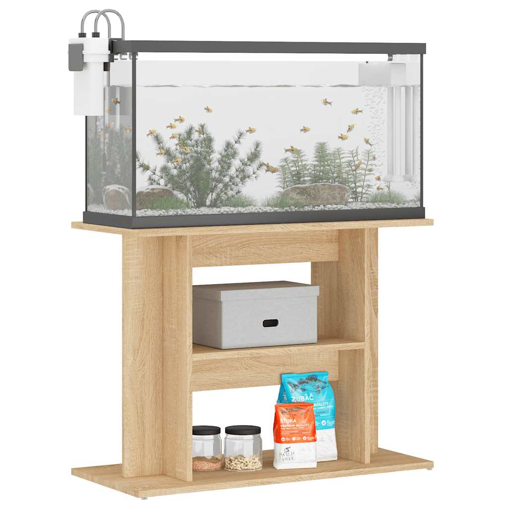 Aquariumständer Weiß 60x30x60 cm Holzwerkstoff
